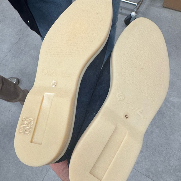 Loro Piana Dark Blue Suede Loafers - Picture 5 of 7